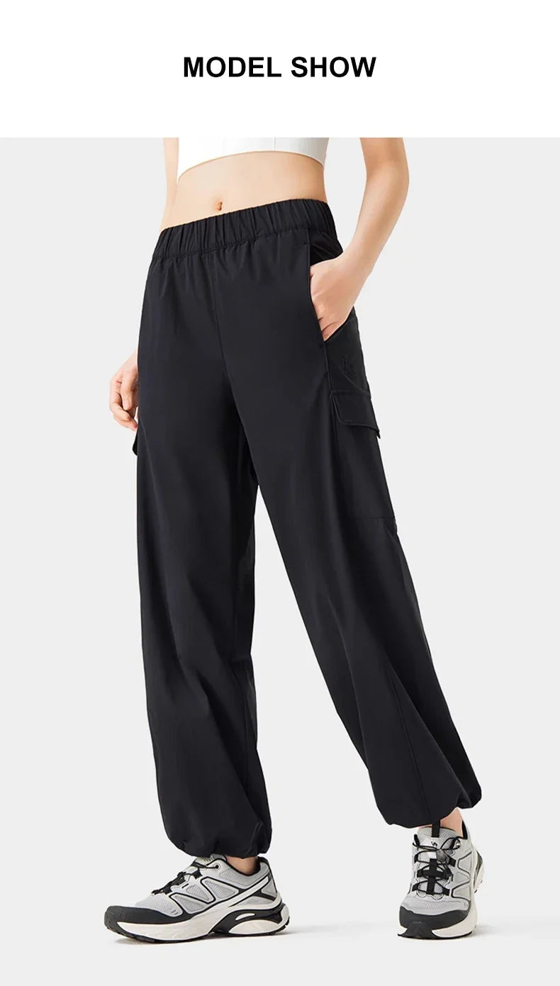 Outdoor Hiking Pants for Women Men's Casual  Trousers 2024 Autumn Sports Pants Loose Functional Overalls  Windproof