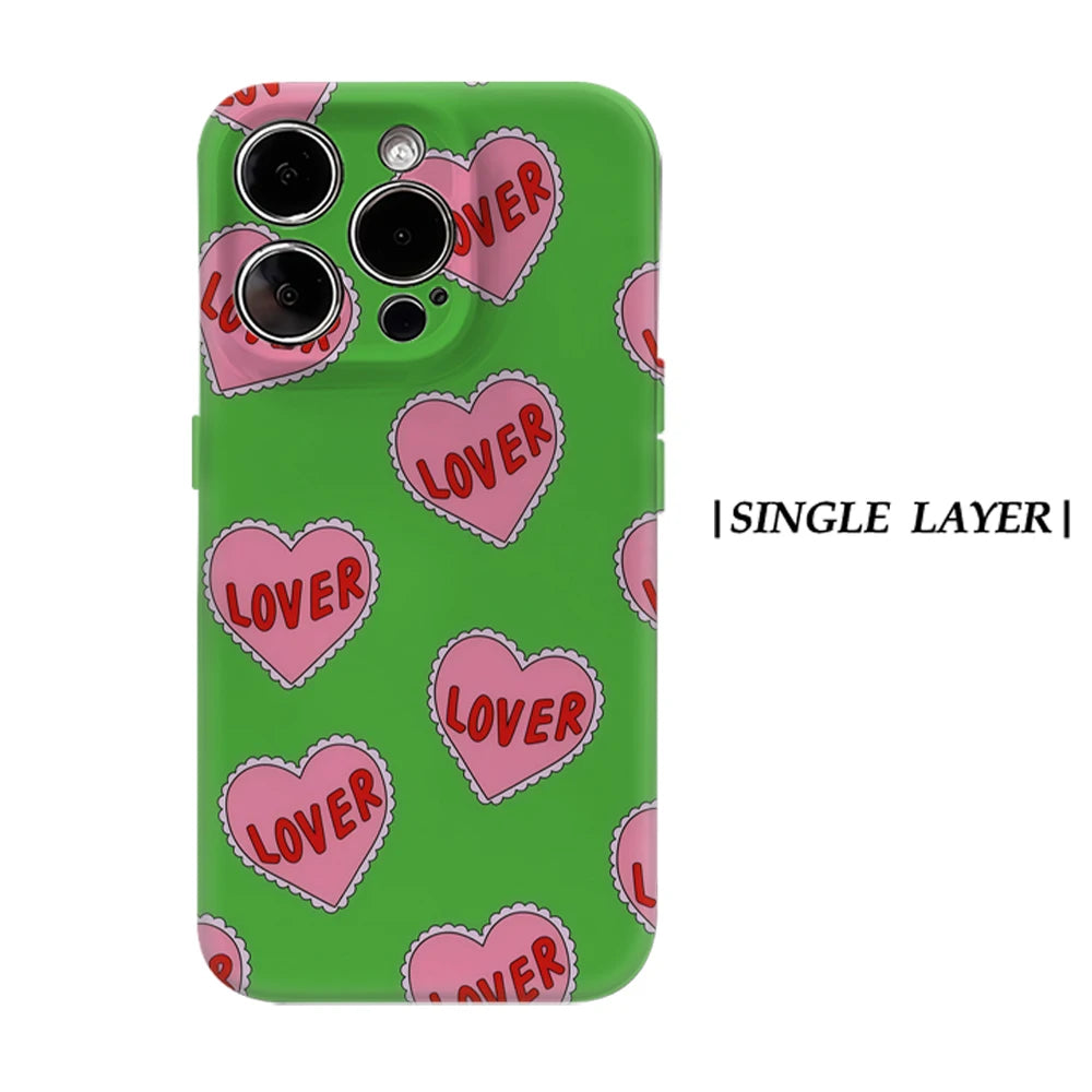 Lover Hearts GalorePhone Case for Magnetic  for IPhone 17 16 15 14 13 Pro Max Plus Single Double-layer Tough Case