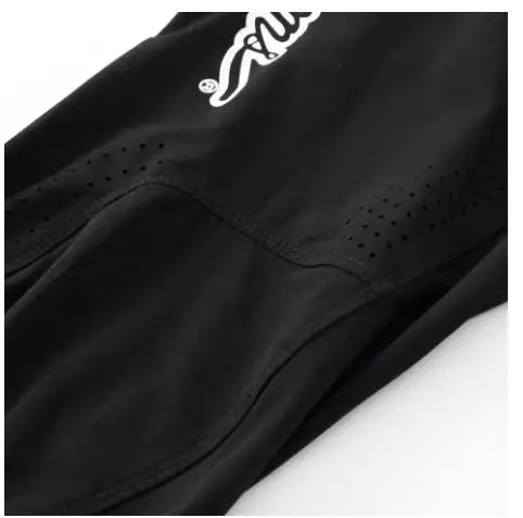 Reathable Ultra-Thin Comfortable Cycling Trousers Zipper Design with Pockets for Bike Motorcycle Sports Four Seasons Wearable