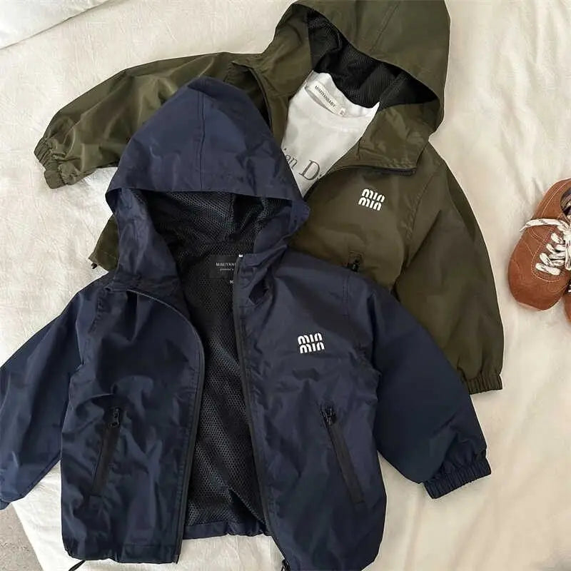 Children Clothes Spring Autumn Kids Set Outfits Boys Hooded Zipper Top Two-piece Set Casual Pants Jacket Tracksuit for Boy 3-11Y