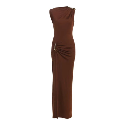 Solid Slim Fit Girdle Lift The Hips Maxi Dress Women Sexy Popular Body-shaping Vestidos Girl Festival Party Bodycon