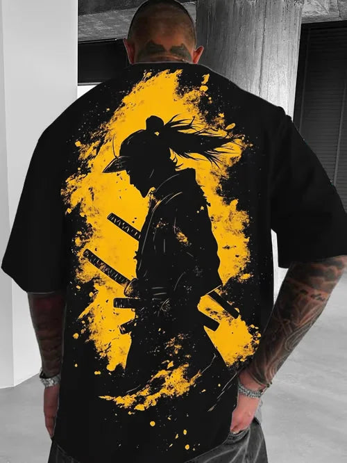 Men's and Women's Summer Fashion 3D Print Japanese Anime Printing T-shirt Casual Polyester Round Neck Casual Short Sleeve Tees