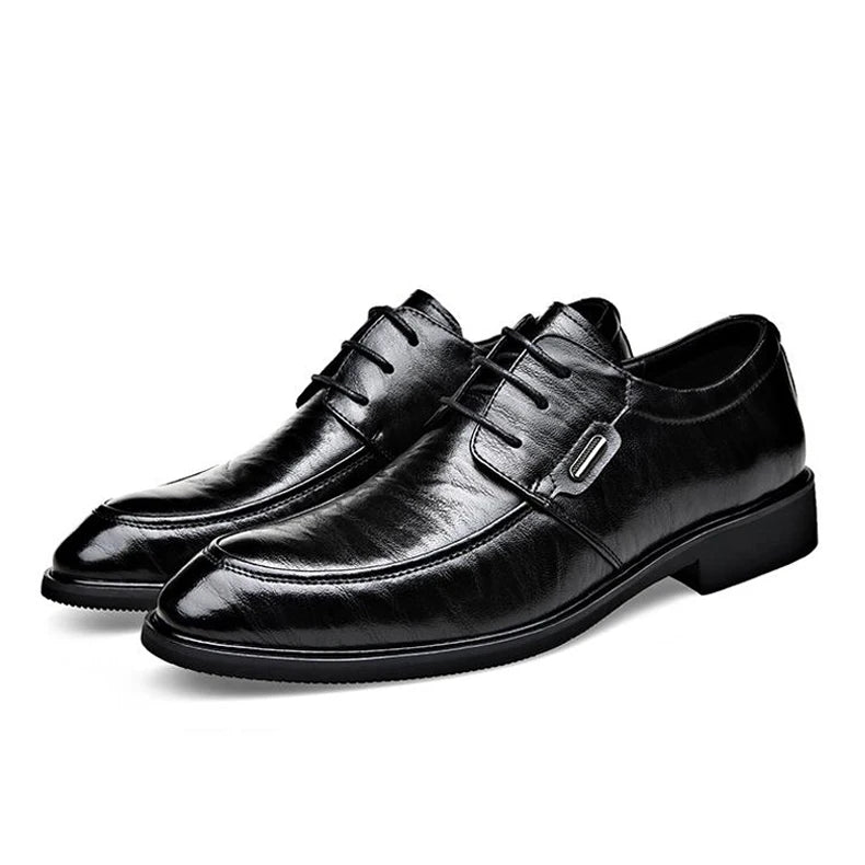 Men's Lace-Up Oxford Shoes outdoor Leather Business dress Formal shoes office Footwear big size 48 49 50