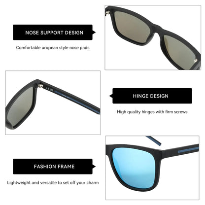 New Arrivals Polarized Sunglasses Men Uv400 Protection Shade Fashion Ultra Light TR90 Night Vision Sun Glasses ZS3221