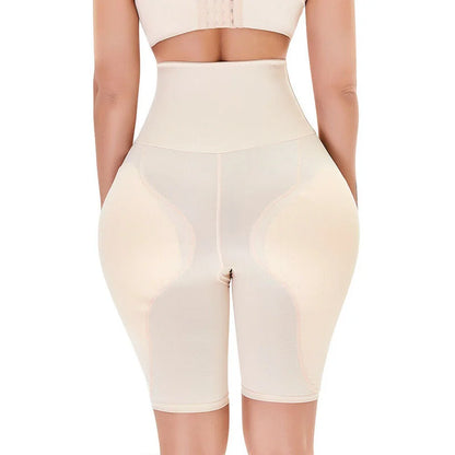 Women's Shapewear Padded Panties Hip Butt Thicker Enhancer Body Shaper Removable 4 Pads Butt Lifter Tummy Control Booty Shorts