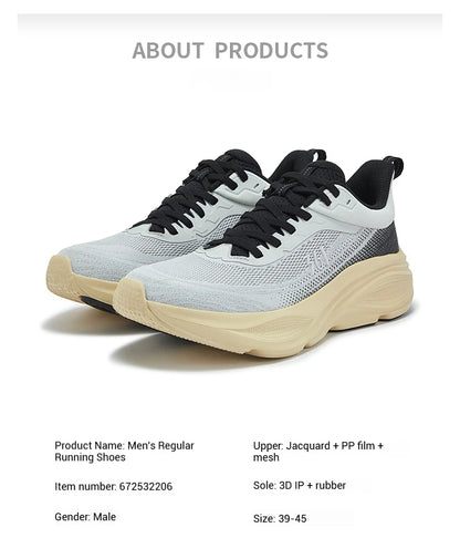Running Shoes Jogging Thick-soled Lightweight Mesh Durable Cushion Breathable Male Sneakers 672532206