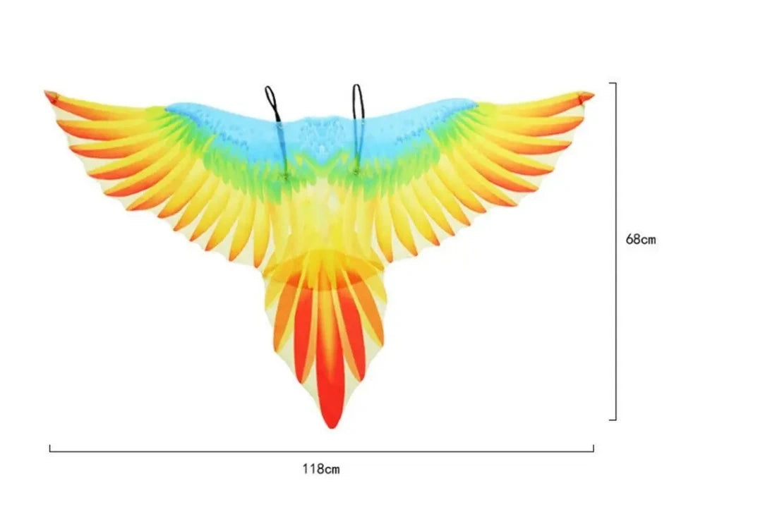 Bird Costume cape and Mask Parrot Wings Cape Dress up Shawl Cloak for  Day Festival Masquerade Party Boys Girls