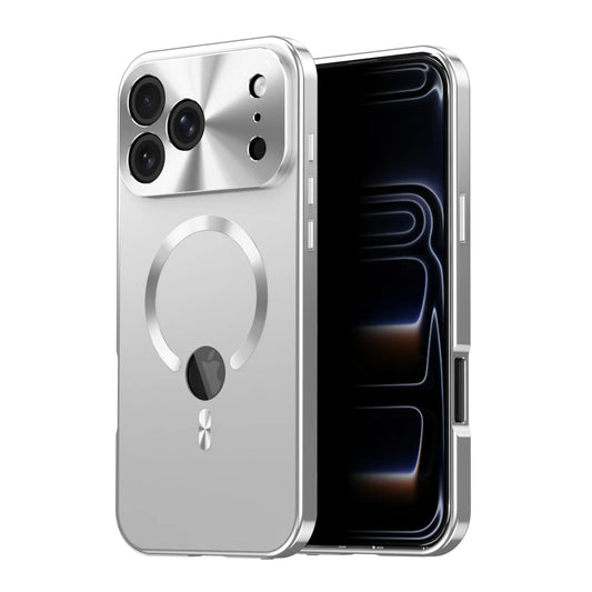 Magnetic Metal Aluminium Alloy Case for IPhone17 Pro Max 17 Pro Full Camera Lens Protective Original Color Phone Ultrathin Cover