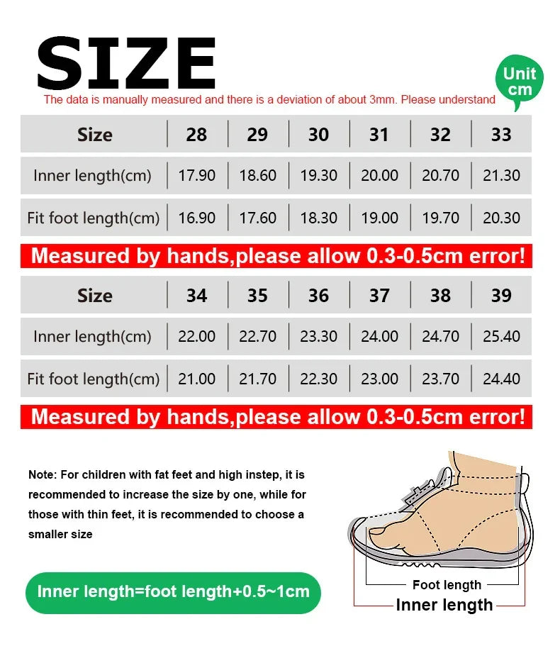 Fashion Children's Leather Casual Shoes For Boy Sneakers Breathable Kids School Walking Non-slip Sport Running Shoes Outdoor