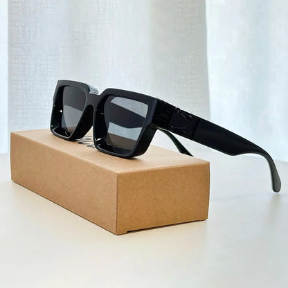 2026 Retro Square Sunglass Men Vintage Millionaire Sunglasses Women Trendy Vacation Luxury Fashion Glasses Gafas De Sol Hombre