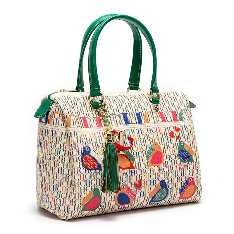 Women's Handbag 2026 Spring New Pillow Bag Letter Printed Shoulder Bag
