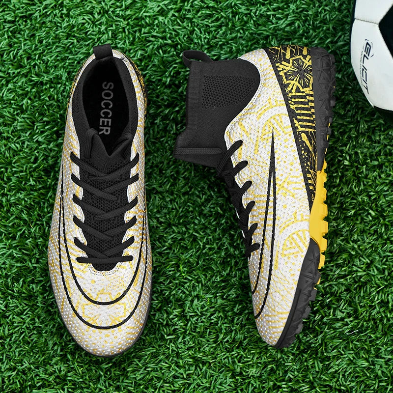 New Men Women Professional Soccer Shoes Unisex Futsal High-quality Football Boots Ultralight Hot Sale Cleats TF/FG Sneakers