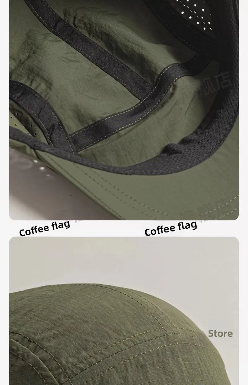 Summer Thin Breathable Mesh Baseball Caps for Men and Women Outdoor Camping Leisure Sun Protection Quick-drying Hiking Hats