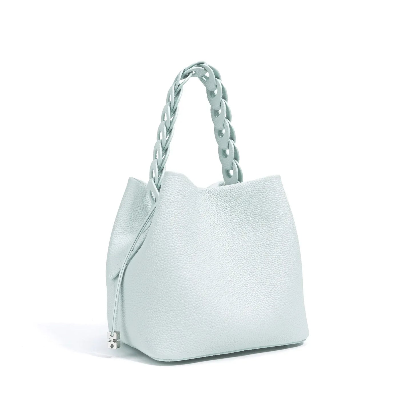 2026 New Genuine Leather Bucket Bag Summer Crossbody Shoulder Women's Tote Versatile Hobo  Handbag Spacious Casual Fashion