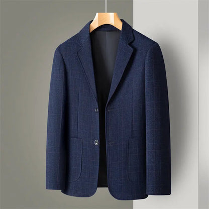 2025 New Business Dinner Gentleman Slim Gentleman Group Dress Fashion Men British Style Dress Best Man Plaid Plaid Plaid Blazer