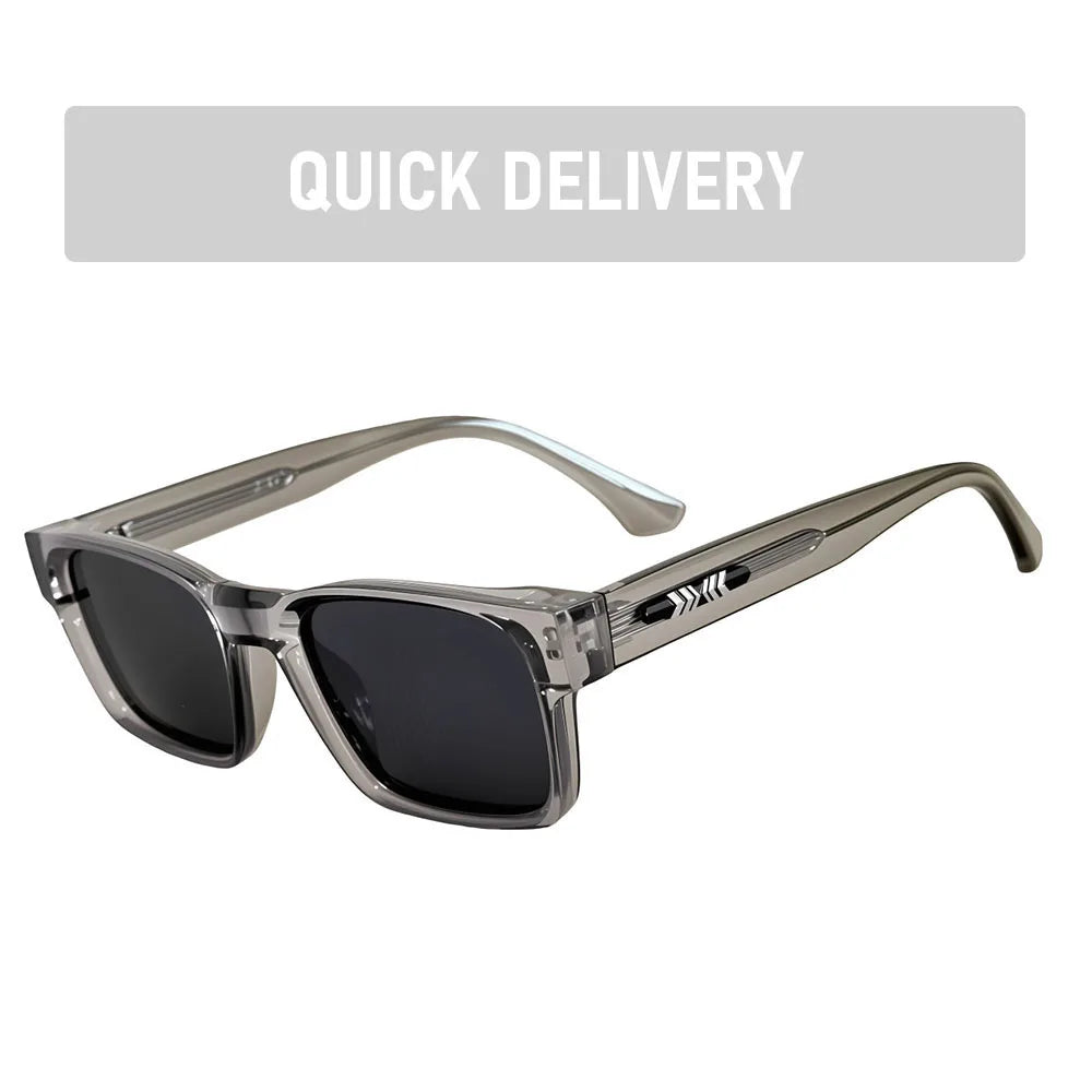 2026 Square Sunglass Men Luxury Vintage Polarized Sunglasses Women Trendy New Fashion Glasses Gafas De Sol Polarizadas Zonnebril