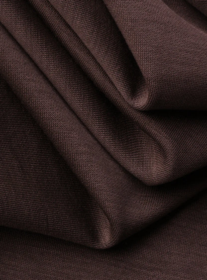 Shape-Retention & Pilling-Resistant Long-Sleeve Tee: Contrast Collar Design + Stretchy Fit Men's Undershirt