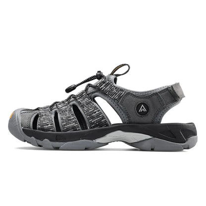 Summer Outdoor Sandals for Men Breathable Hiking Shoes Water Beach Mens Sandals Camping Climbing Aqua Sneaker HT-710445A