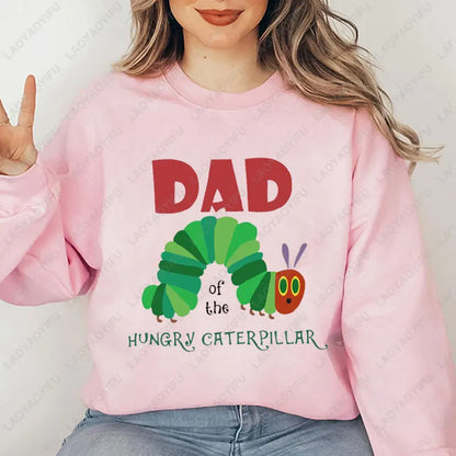 The Very Hungry Caterpillar Sweatshirt Cute Fnny Hungry Caterpillar Bookish Pullovers Man Women Retro Trend Cool Street Hoodies