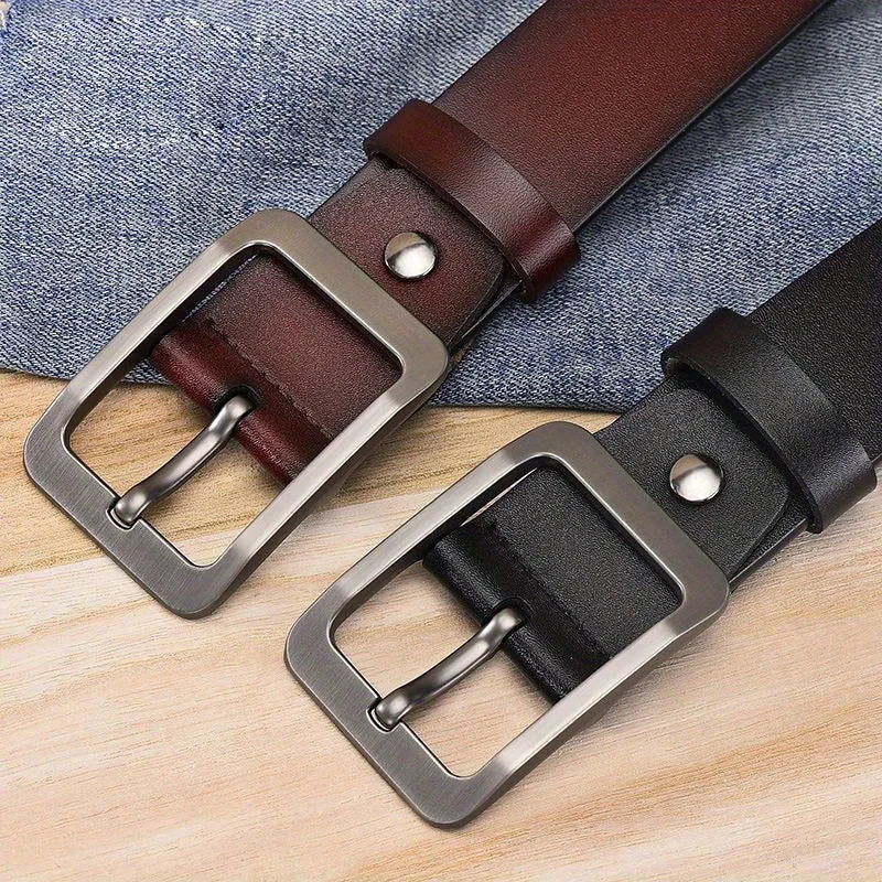 Belt Men's Needle Buckle Pants Belt Middle-Aged Youth Formal Wear Business Retro Casual Simple Versatile Jeans Belt