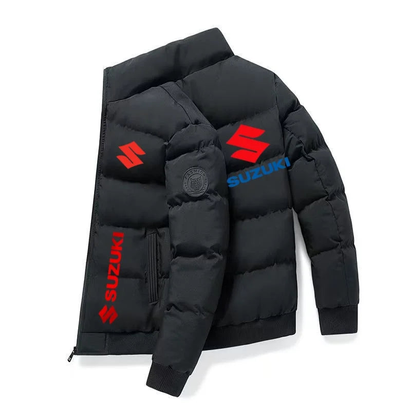 winter thick cotton jacket, outdoor cycling sports warm casual jacket, trendy versatile cotton jacket sweatshirt