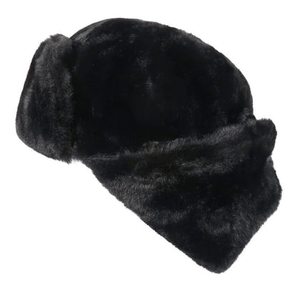 Trooper Hat with Emblem Earflap gorro ruso sovietico  winter hat Thick Warm Winter Outdoor Cap for Men Women Hiking Skiing