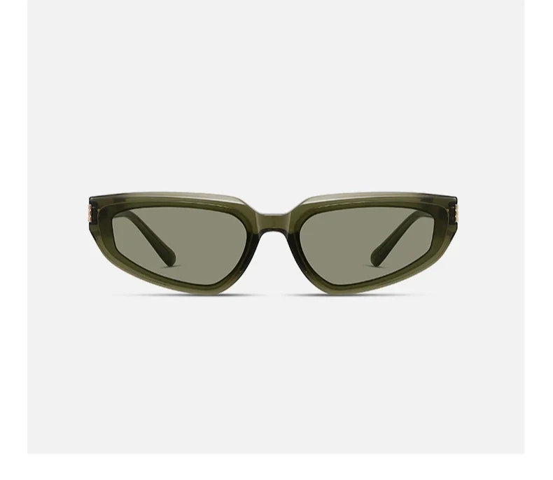 Ultra Light Personality Acetate Man Cat Eye Sunglasses Small Size Brand Designer Fashion Retro Women Decoration Sun Shades UV400