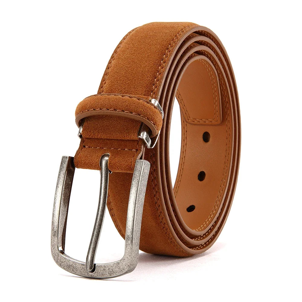 Men Belts High Quality PU Leather LONG Large Pin Buckle Metal Automatic Buckle Male Multi style Belts Strap Male