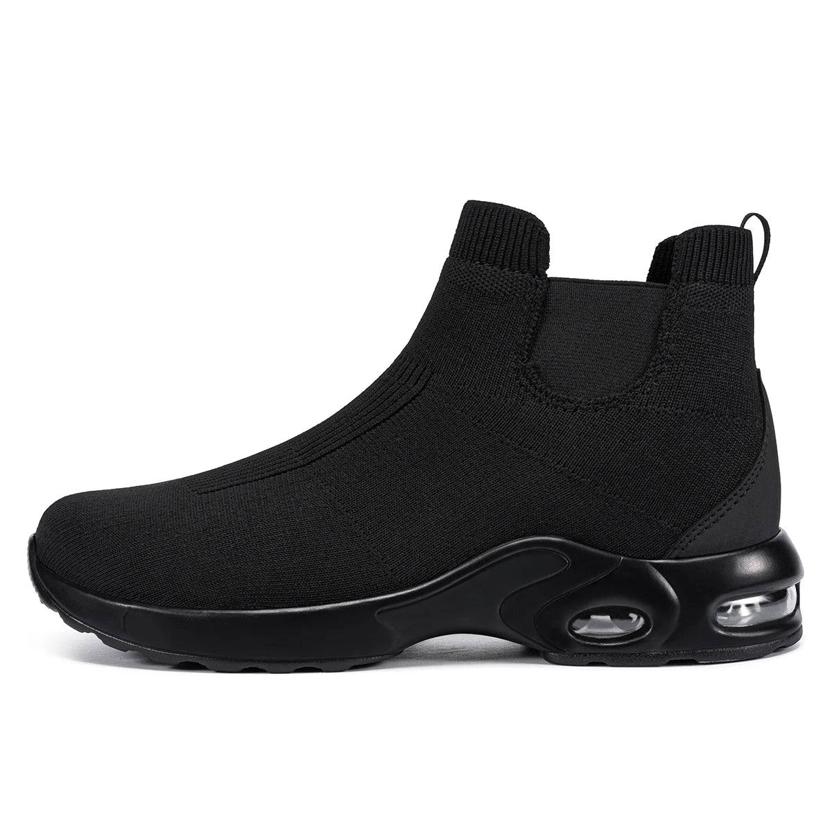 Steel Toe Shoes for Men Women Water Resistant Work Boots Non Slip Safety Sneakers Slip On Industrial Air Cushion Chelse