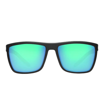 Polarized Sunglasses for Men Shades Lightweight TR90 Frame UV400 Protection Square Outdoor Trave Driving Sun Glasses