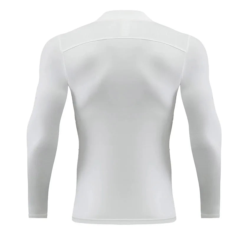 Men Children Long Sleeve Running Slim Tops Tees Sportswear Gym Fitness Compression T-shirt Outdoor Football Jersey Jogging Tight