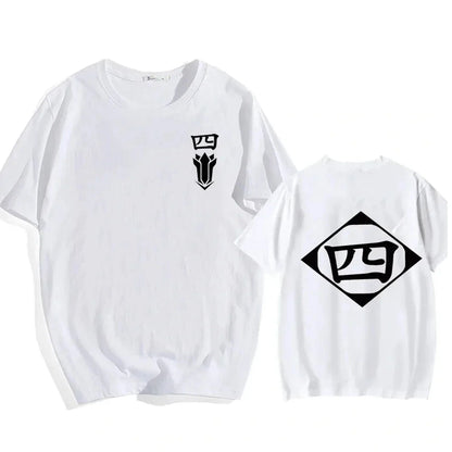 Hot Sale Anime Cotton T-Shirt Bleach Cosplay Shirt Zaraki Kenpachi Men Women O-Neck Short Sleeve Tee Fashion Tshirt For Fans