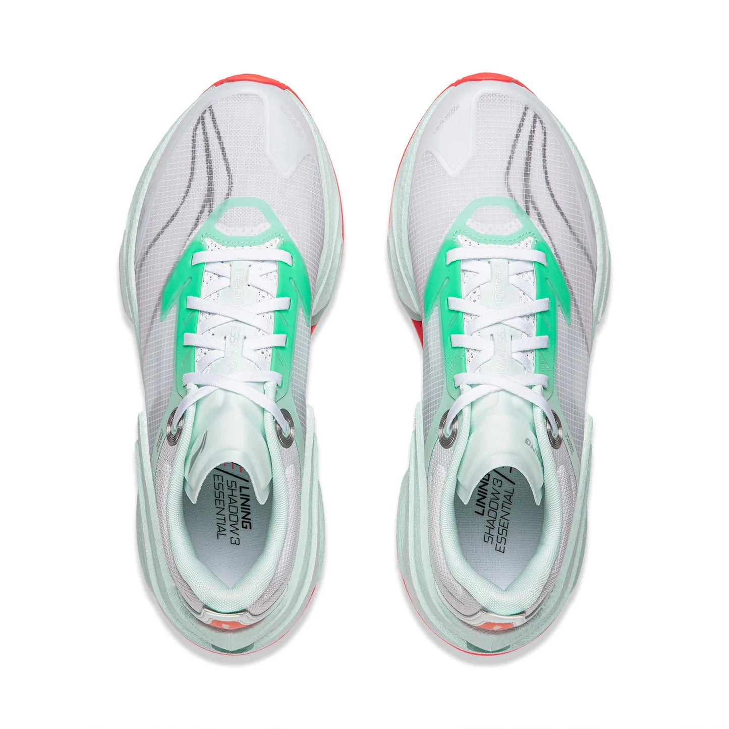 Men's SHADOW 3 ESSENTIAL Running Shoes JIANG Cushioned Rebound Wear-resistant LiNing Daily Jogging Sneakers ARRW003
