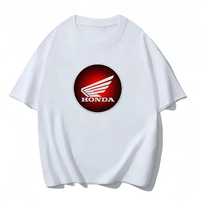 NC750X 2022-2024 - High-quality Round-neck Cotton T-shirt for Both Men and Women A Stylish and Casual Motorcycle Rider Top