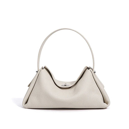 Minimalist Lady Soft Genuine Leather Pillow Crossbody Bag Women's Convertible Shoulder Bags 2026 New Chic Solid Color Handbag