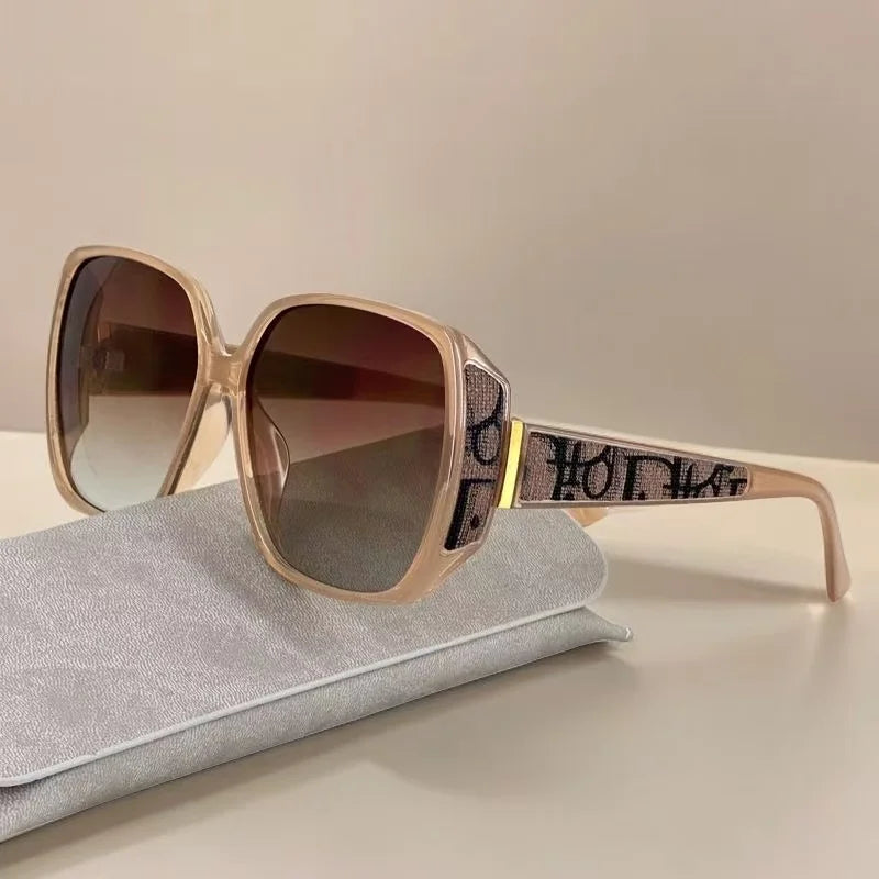 2025 New Vintage Oversized Square Polarized Sunglasses Women New Fashion Gradient Sun Glasses Men Driving Eyewear UV400 Shades