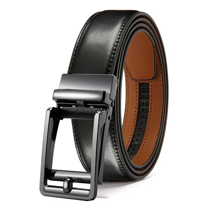 Mens Leather Belt Multiple Colors Automatic Available Belts Leisure Fashion Ratchet Belts for Men Pants Waistband