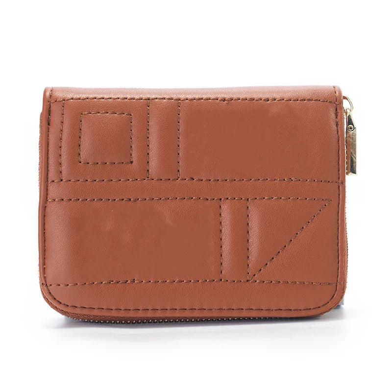 Women Handbag Solid Color Embossed Short Wear Resistant Multi Slot Extremely Simple Versatile Daily Commuter White Collar Bag