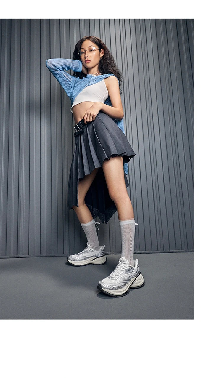 Basque 3 Sneakers Women Lightweight Wear-Resistant Trendy Durability Thick Sole Casual Sports Female Shoes 874218320006