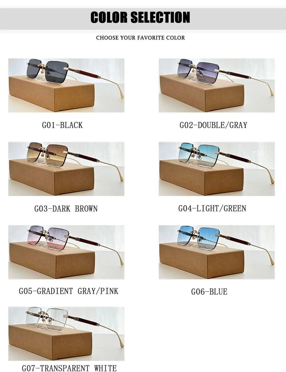 Rimless Sunglass Men Vintage 2025 Fashion Glasses Square Sunglasses Women Trendy And Fashionable Gafas De Sol Hombre Zonnebril