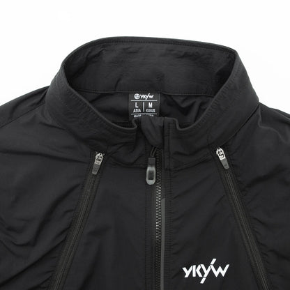 Men's Cycling 2-in-1 Jacket Waterproof Windproof Bicycle Jersey 6 pockets breathable Road Bike Gilet MTB Riding Clothes