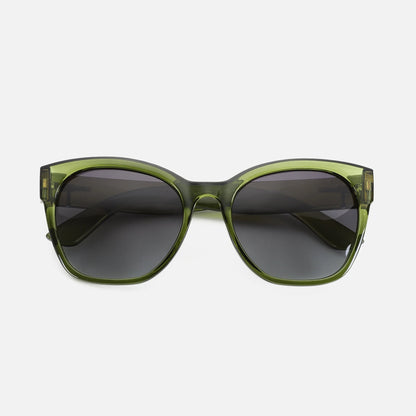 Fashion Original Thick Butterfly Frame Polarized Sunglasses for Women Chunky Uv400 Protection Shade Cat Eye Sun Glasses