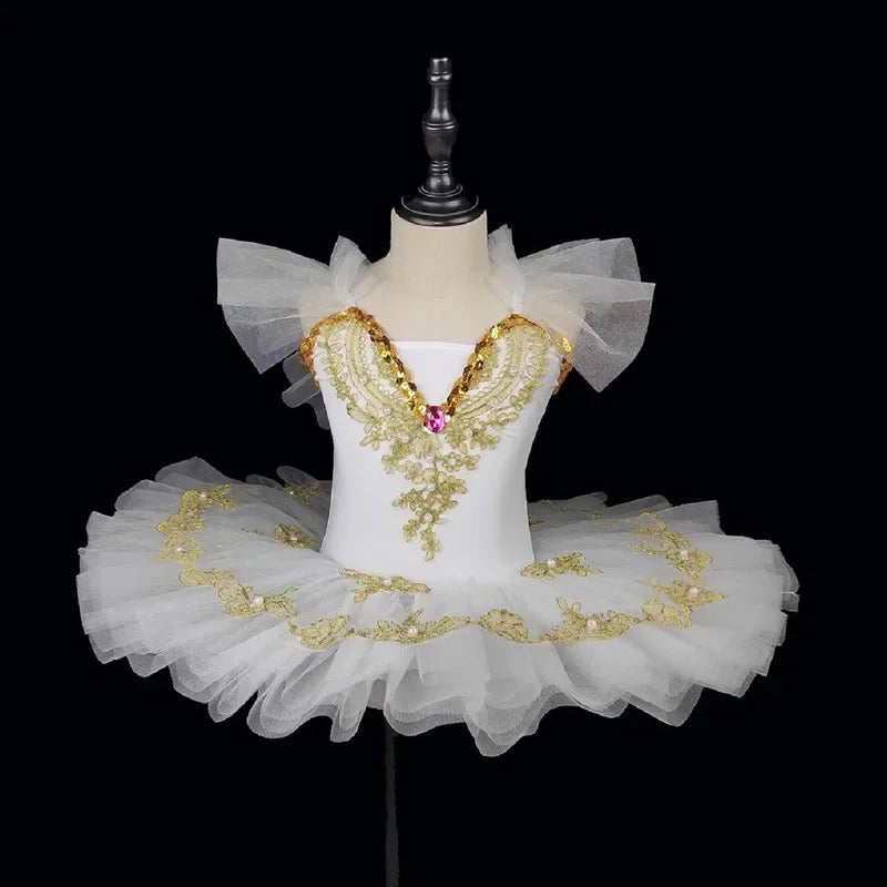 Kids Outfit Ballet Leotard Girl Dress Elegant Vestido Girls Clothes Tutu Baby Dresses Children Ballet Skirt Dance Costume Summer