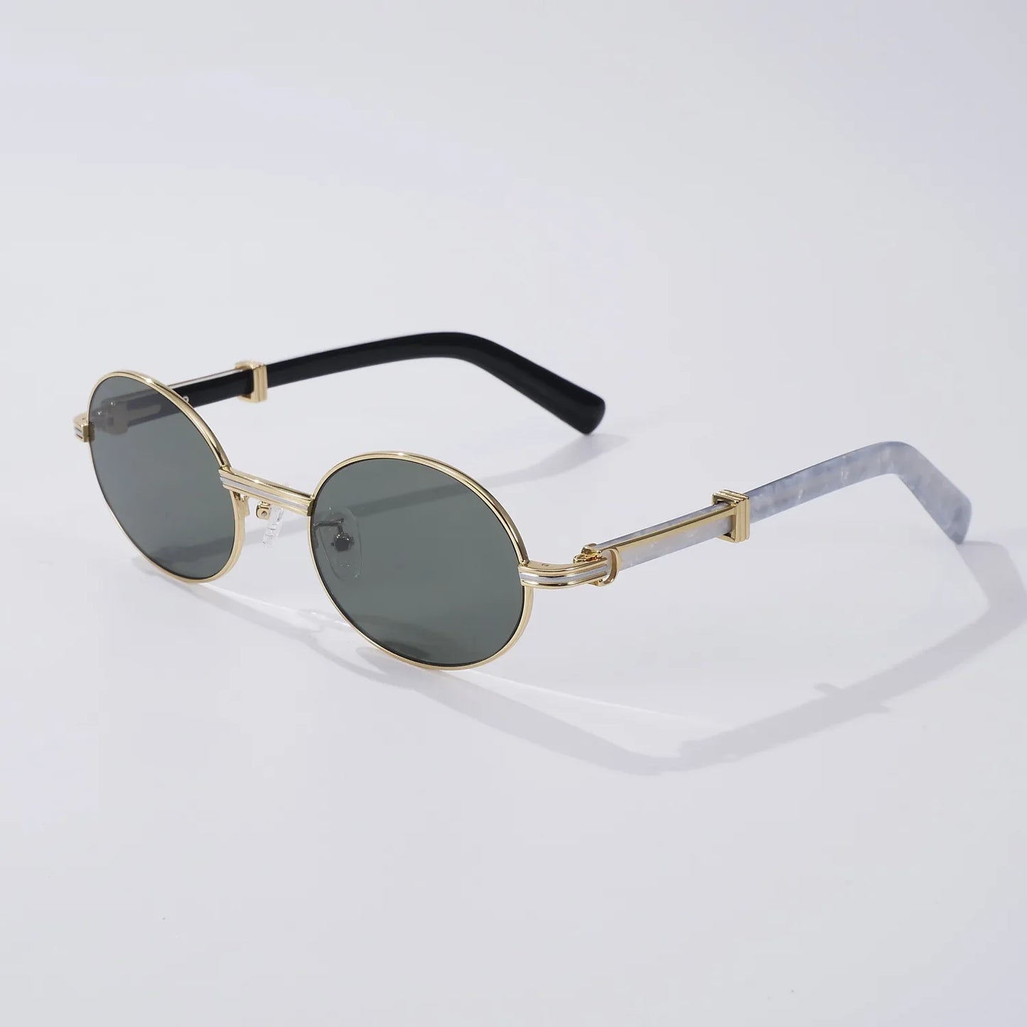 2025 New Retro Pure Titanium Acetate Sun Protection Men Sunglasses Fashion Round Outdoor Shading UV400 Driving Women Sun Glasses