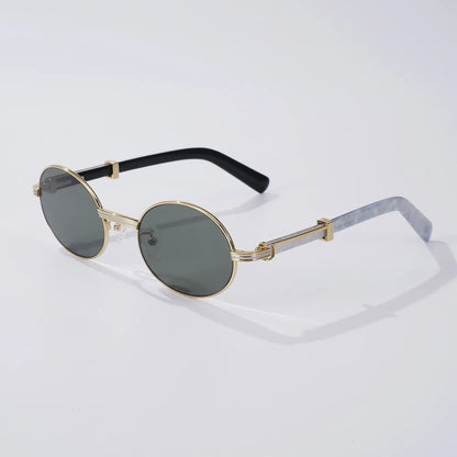2025 New Retro Pure Titanium Acetate Sun Protection Men Sunglasses Fashion Round Outdoor Shading UV400 Driving Women Sun Glasses
