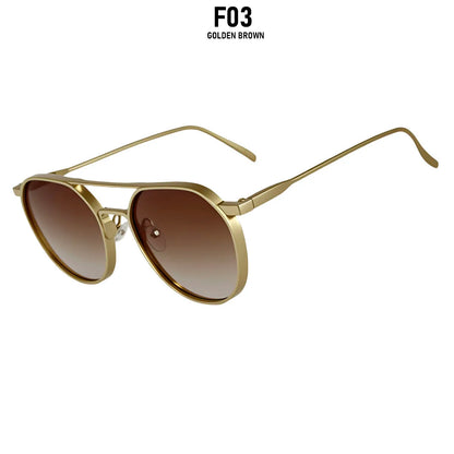 UV400 Protection Oval Sunglass Men Luxury Metal Frame Sunglasses Women Trendy Fashion Glasses Dropshipping Gafas De Sol Hombre