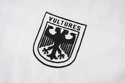 Double Eagle Head Print Vulture Sweatshirts Cotton Cutting Top Casual Loose Long Sleeve Hiphop Street Men Women Kanye Tshirts
