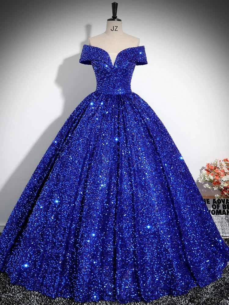 Sonhar Vestidos Shinny Sequin 15 Quinceanera Dresses Ball Gown Luxury Party Dresses Customized 15 Year Old Dress