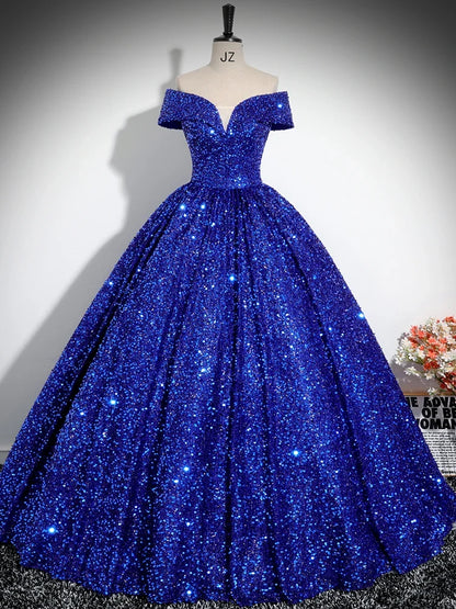 Sonhar Vestidos Shinny Sequin 15 Quinceanera Dresses Ball Gown Luxury Party Dresses Customized 15 Year Old Dress