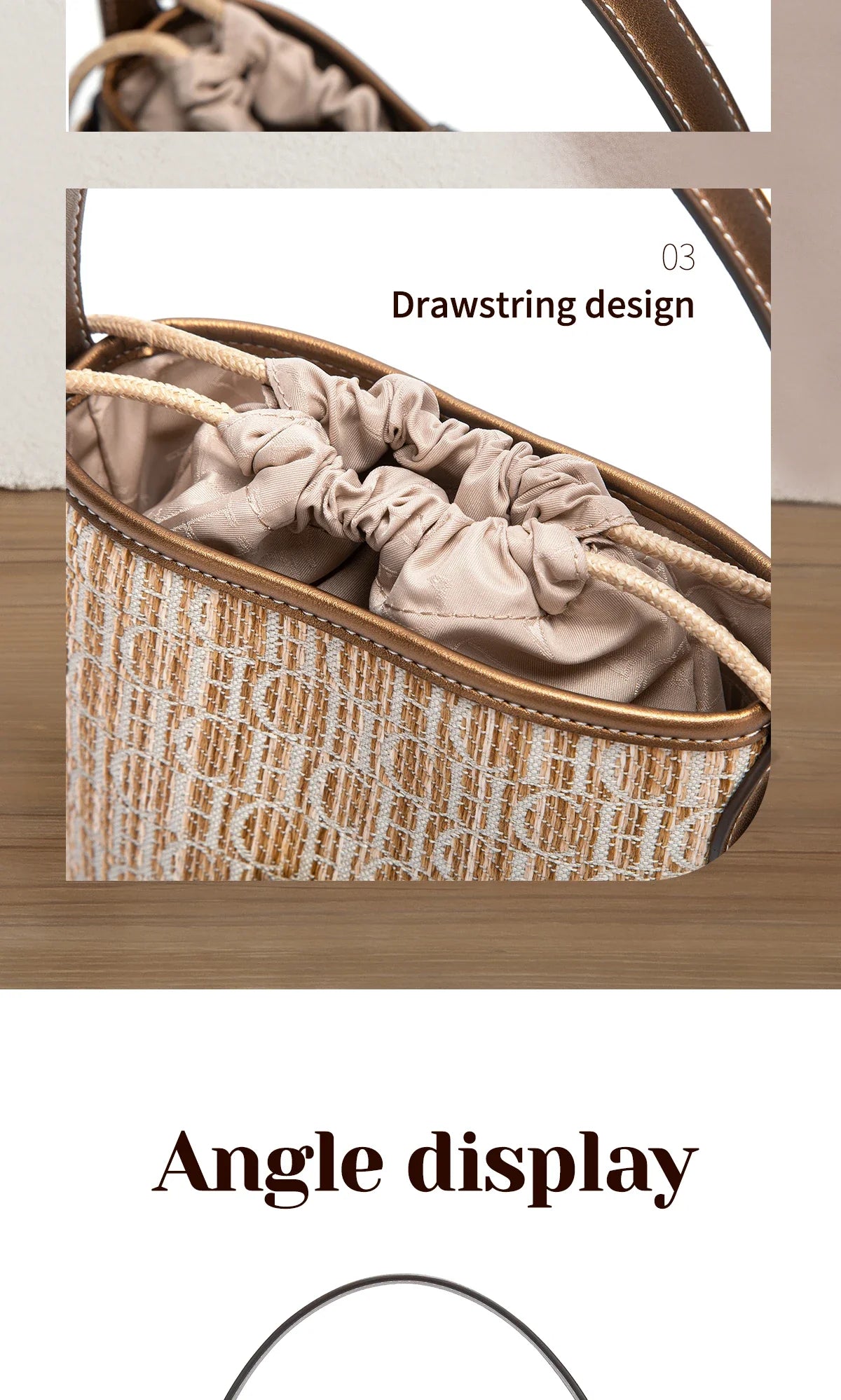 Minimalist and Versatile Summer New-arrival Straw Handbag for Women Exquisitely Crafted Women's Shoulder Bag
